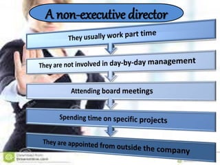 A non-executive director
 
