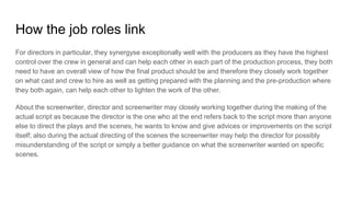 Director and screenwriter | PPTX