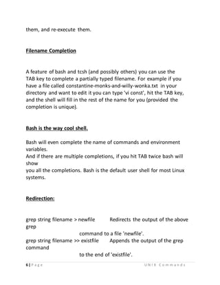Directories Description