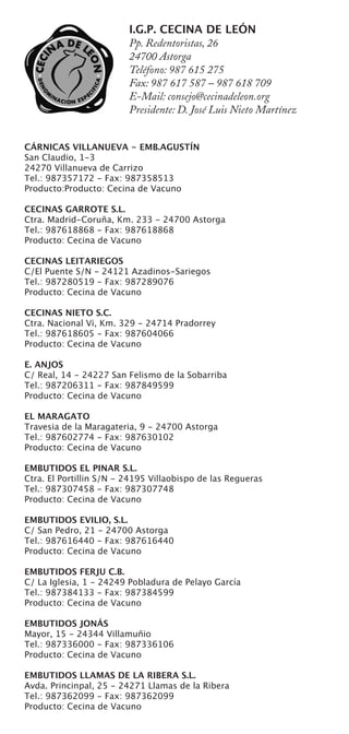 Directorio Productos