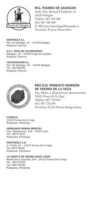 Directorio Productos