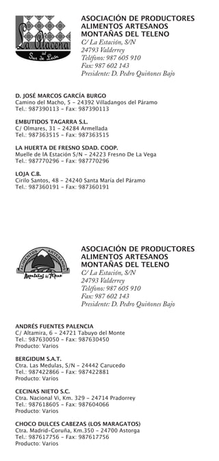 Directorio Productos