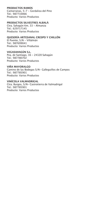 Directorio Productos