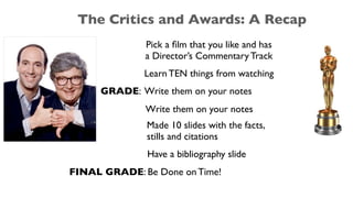 Director's Commentary Lesson Plan | KEY