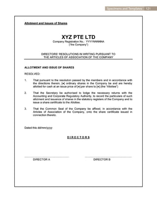 Specimens and Templates   121




        Contents
 