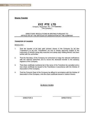 122   Specimens and Templates




                                Contents
 