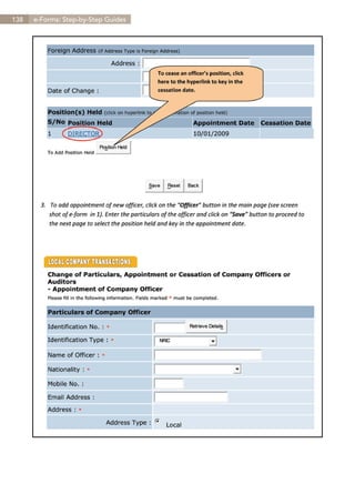 138   e-Forms: Step-by-Step Guides




                                     Contents
 