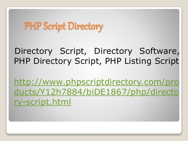 phpdirectory