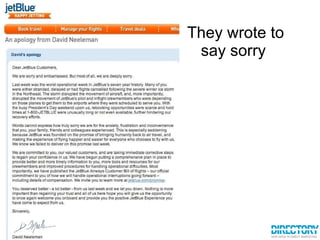 They wrote to say sorry 