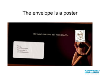 The envelope is a poster 