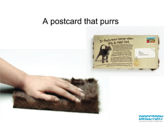 A postcard that purrs 