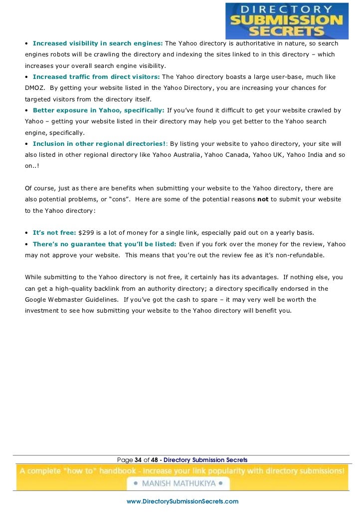 Free directory Ebook