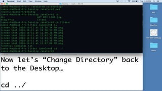 MacBook Terminal Directory Commands | PPTX | Operating Systems ...