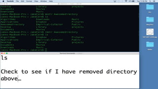 MacBook Terminal Directory Commands | PPTX | Operating Systems ...