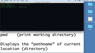 MacBook Terminal Directory Commands | PPTX | Operating Systems ...