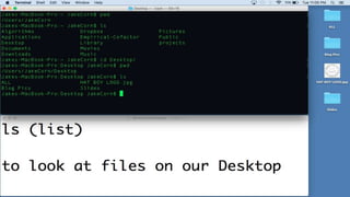 MacBook Terminal Directory Commands | PPTX | Operating Systems ...
