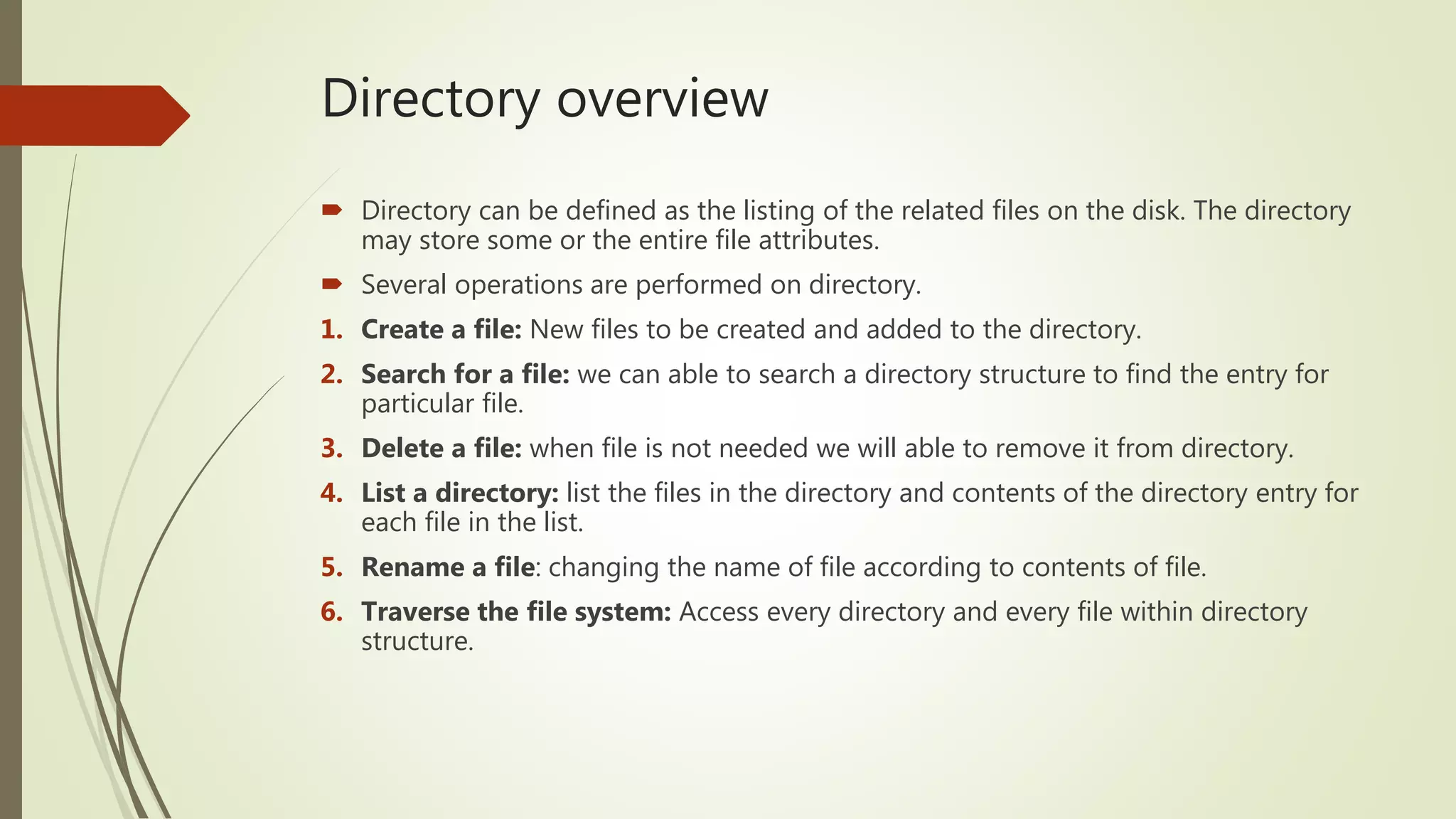 Directory structure | PPTX