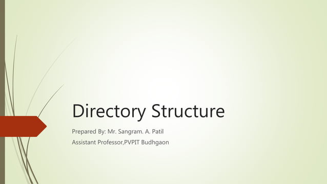 Directory structure | PPTX