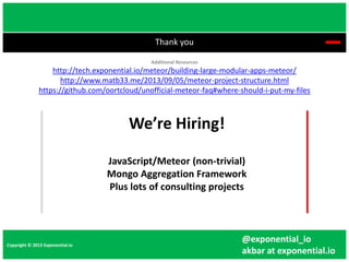 Directory structure for large meteor apps | PPT