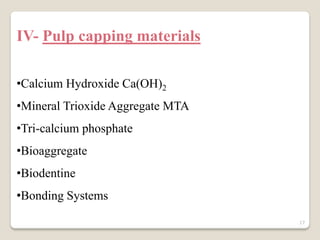 Direct pulp capping | PDF