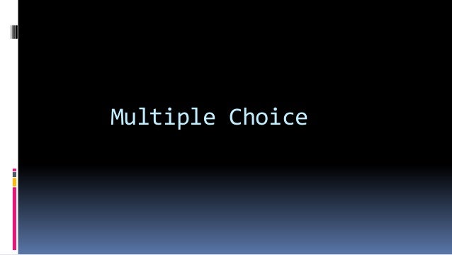 business multiple choice