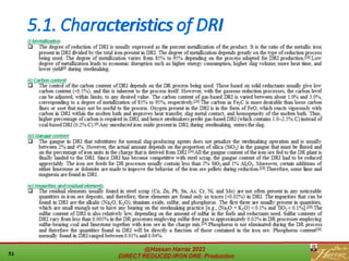 5.1. Characteristics of DRI
 