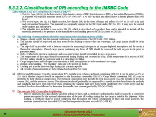 5.3.2.2. Classification of DRI according to the IMSBC Code
 