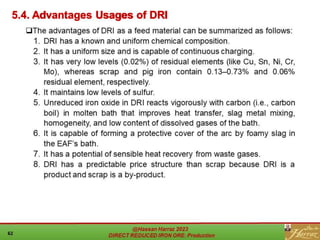 5.4. Advantages Usages of DRI
 