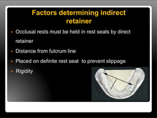 Retainer Casting direct retainer in Cast partial Dentures.pptx