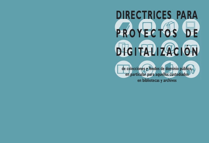 Resultado de imagen para directrices para la digitalizacion IFLA