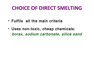 Direct smelting method | PPT