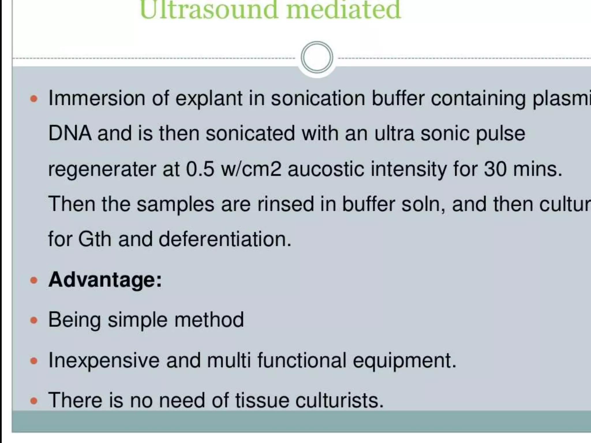 Direct transformation in plants | PPT