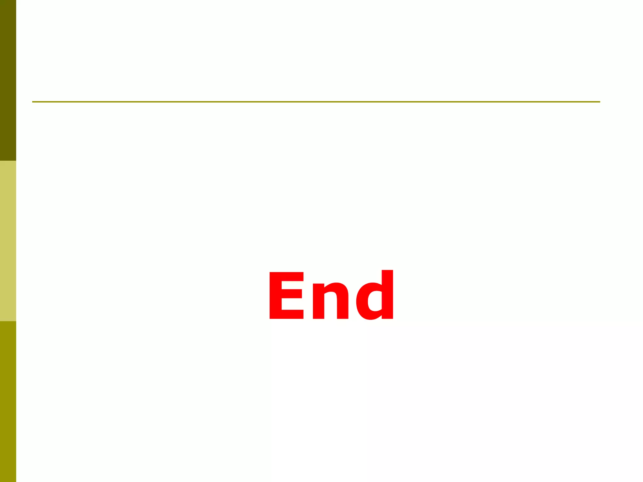 End
 