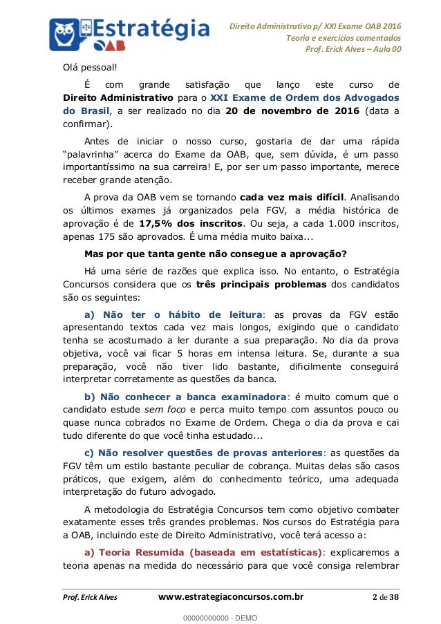 Curso para oab