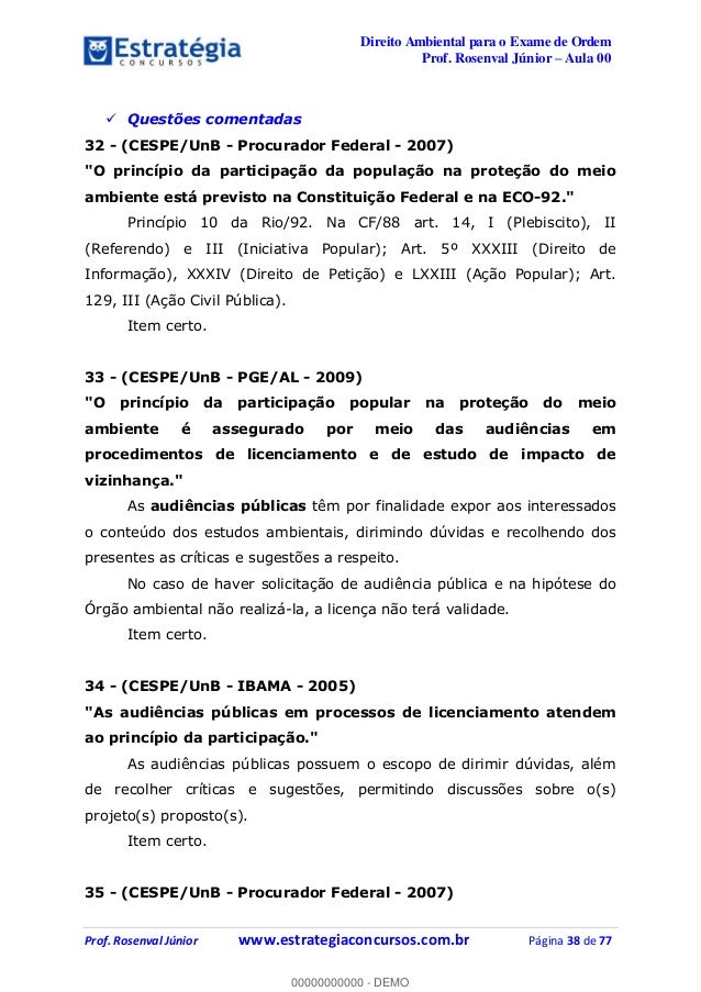 Curso exame de ordem
