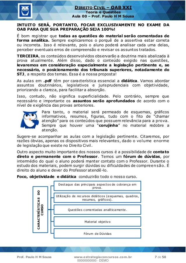 Curso para oab