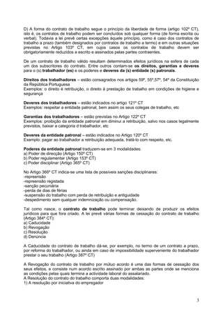 Direito do Trabalho - Noções