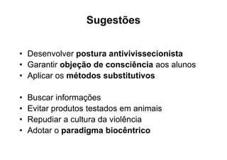 Experimentação x Direito Animal