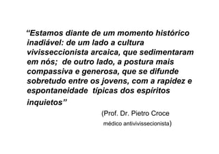 Experimentação x Direito Animal