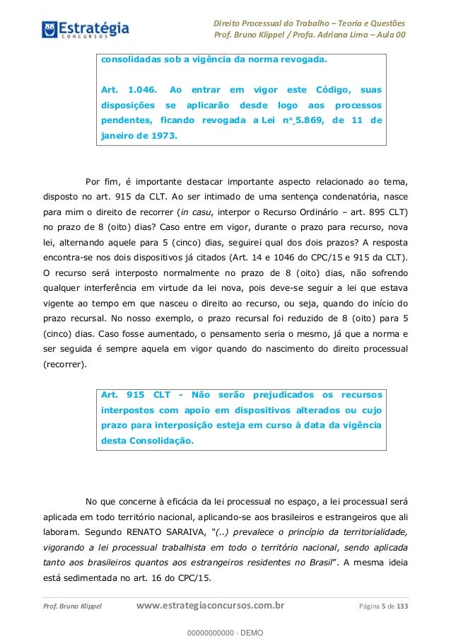 Artigo 1046 cpc