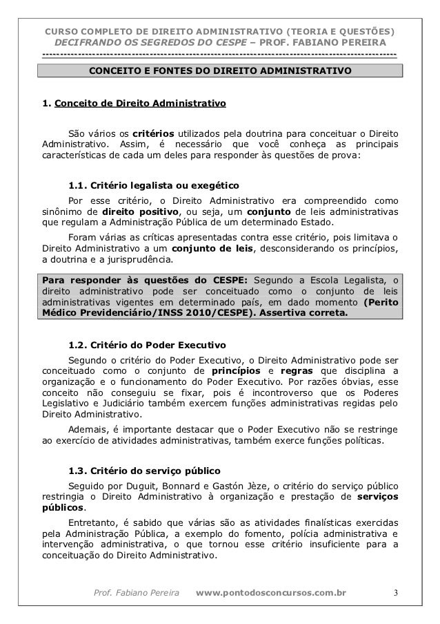 Direito administrativo pdf