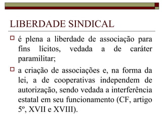 Denominação
 Direito industrial
 Direito operário
 Direito corporativo
 Direito coletivo do trabalho (objeto de estudo)
 Direito sindical (sujeito)
 Direito social
 