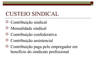 NEGOCIAÇÃO COLETIVA
 É facultado aos Sindicatos representativos de
categorias profissionais celebrar Acordos
Coletivos com uma ou mais empresas da
correspondente categoria econômica, que
estipulem condições de trabalho, aplicáveis
no âmbito da empresa ou das acordantes
respectivas relações de trabalho (CLT, art.
611, § 2º).
 