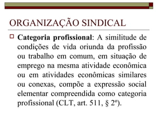 Direito sindical
 MPT, empregadores,
associações, CIPA e os
próprios trabalhadores (por
seus representantes) praticam
atos regulados por normas
coletivas de trabalho.
 