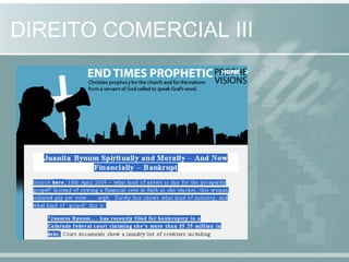 DIREITO COMERCIAL III