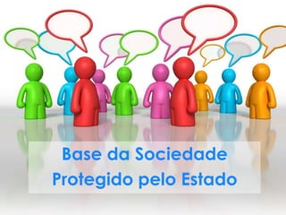 Direito de Família

Base da Sociedade
Protegido pelo Estado
Noções de Direito

 