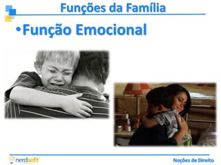 Funções da Família

•Função Emocional

Noções de Direito

 