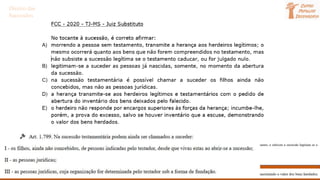 Direito das
Sucessões
 