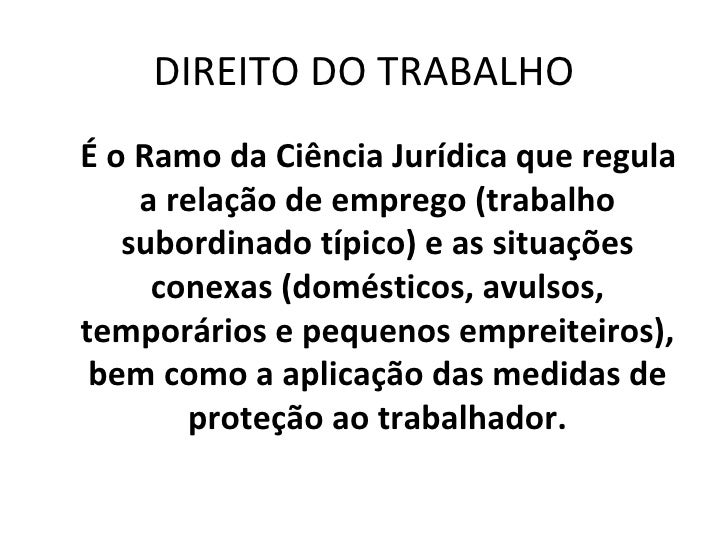 Direito Do Trabalho