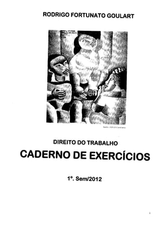 Direito do trabalho- caderno de exercicios